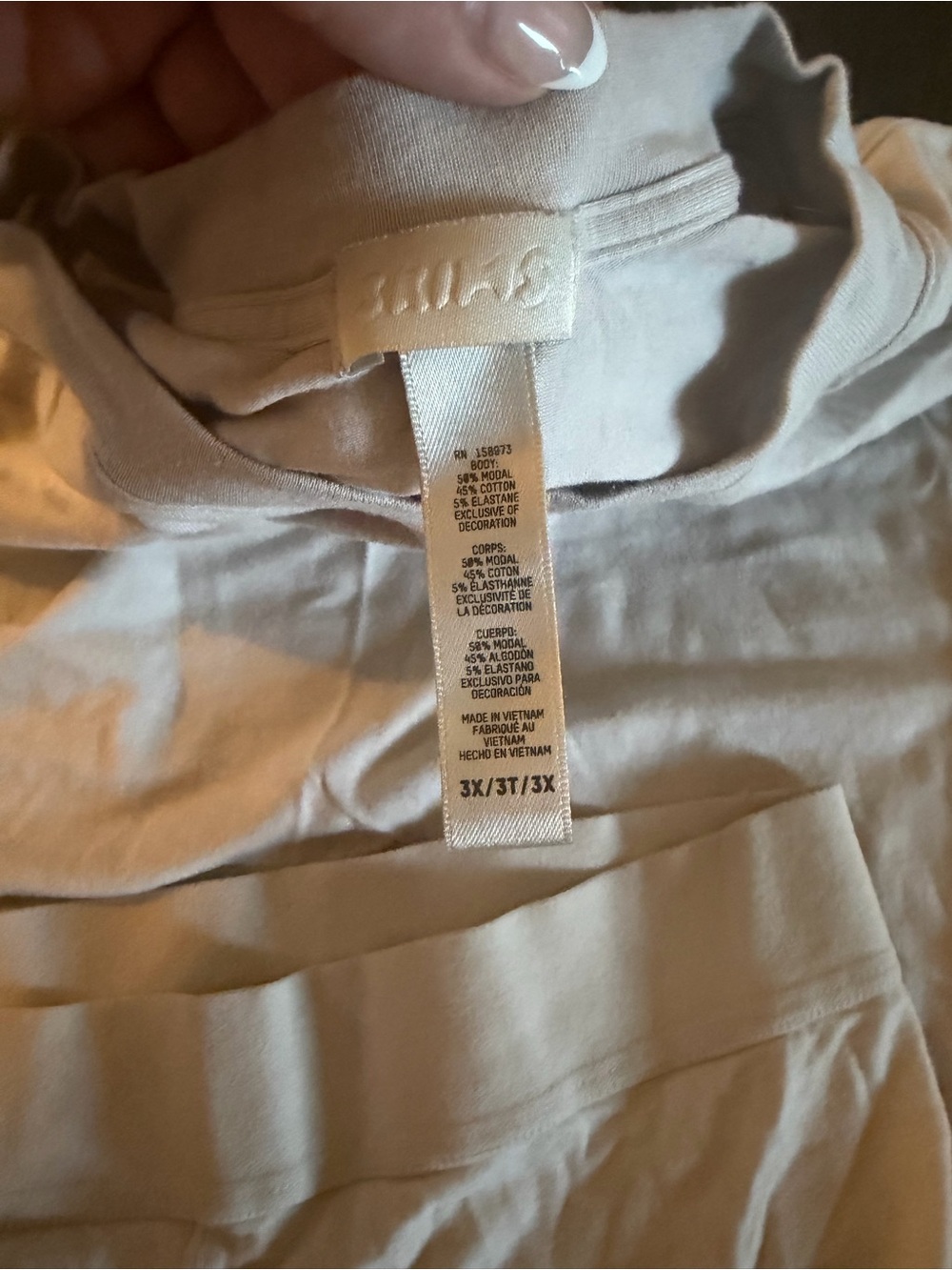 Women’s Skims Crew Neck Tee & Boxer Brief Set - Cream - Picture 3 of 5